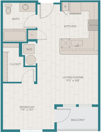 studio floorplan